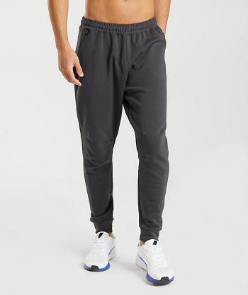 Gymshark Rest Day Knit Muške Jogger Hlače Crne Sive | HR 2972YXF